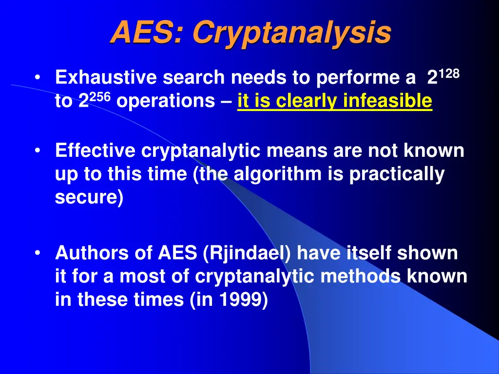 aes cryptanalysis