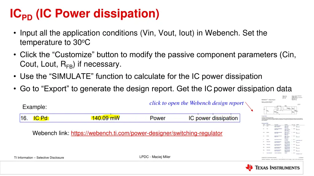 ic pd ic power dissipation
