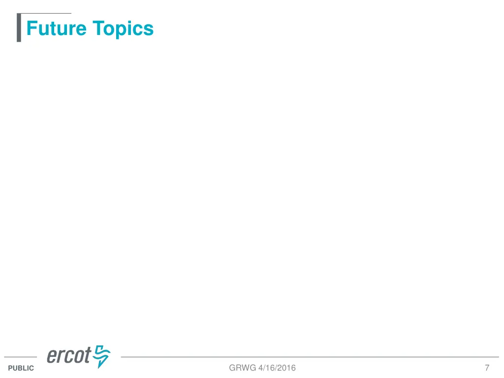 future topics