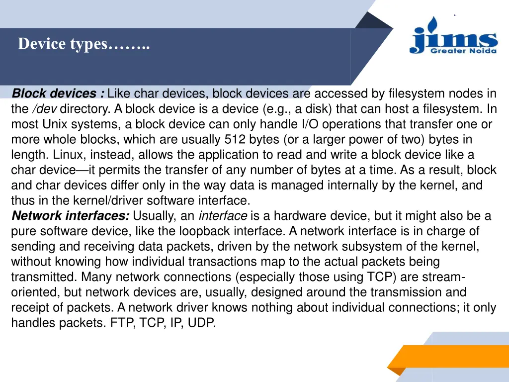 device types