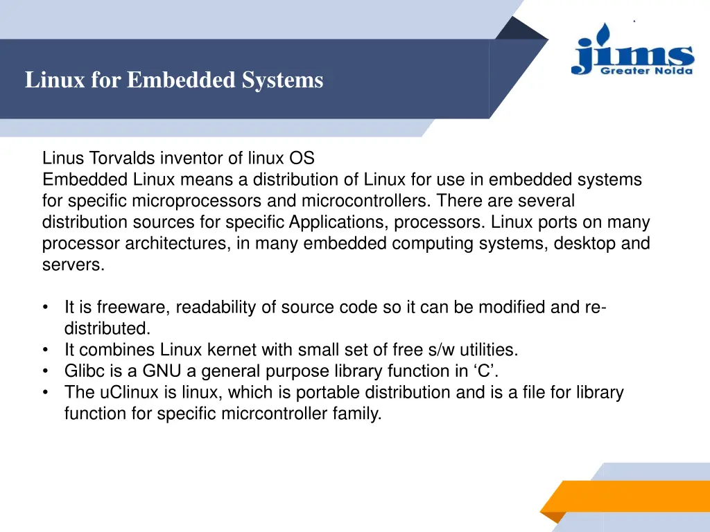 linux for embedded systems