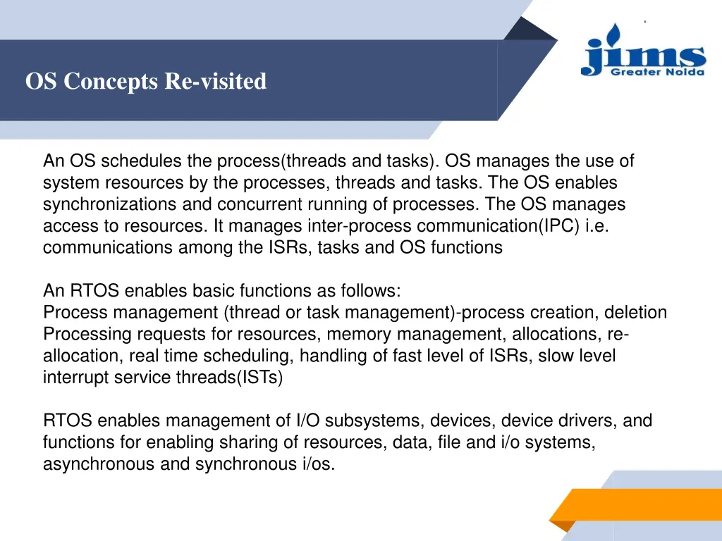os concepts re visited