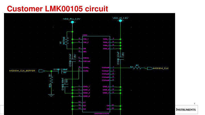 customer lmk00105 circuit
