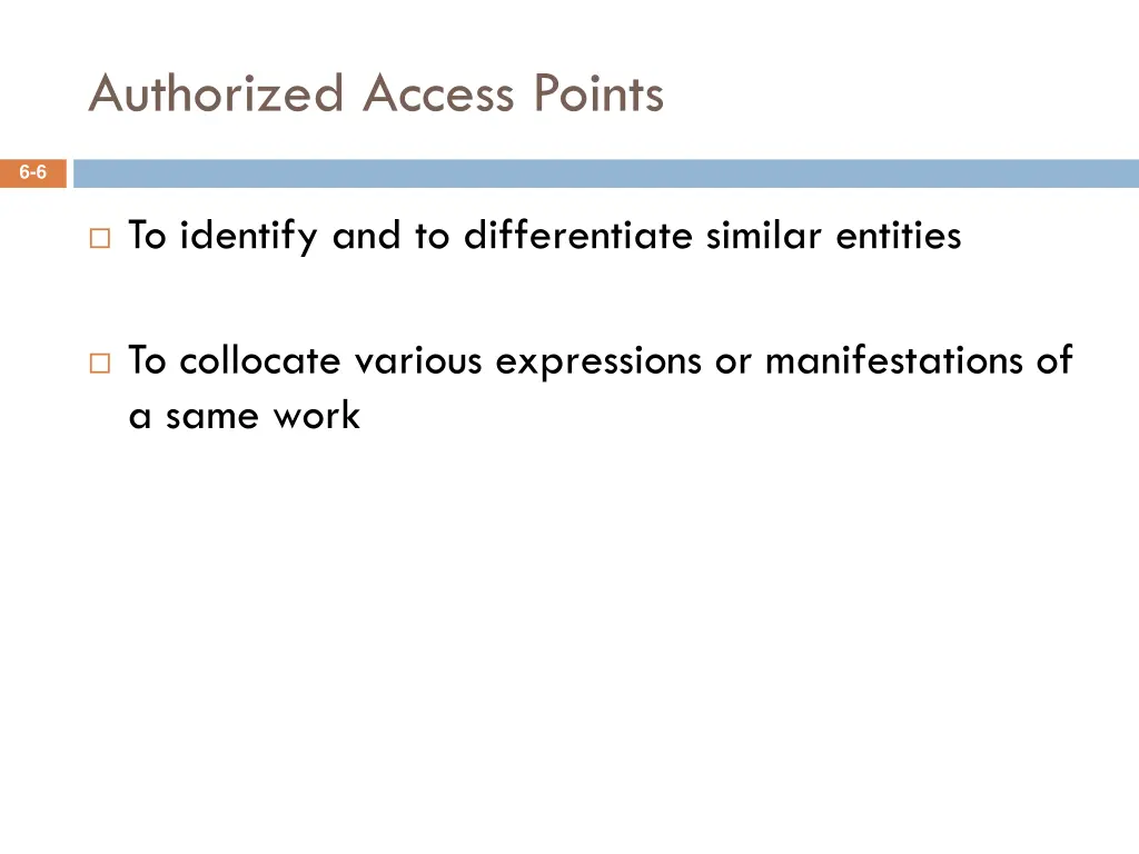 authorized access points