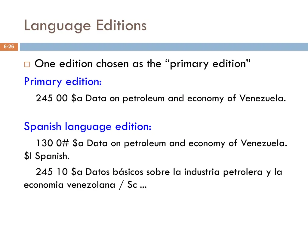 language editions