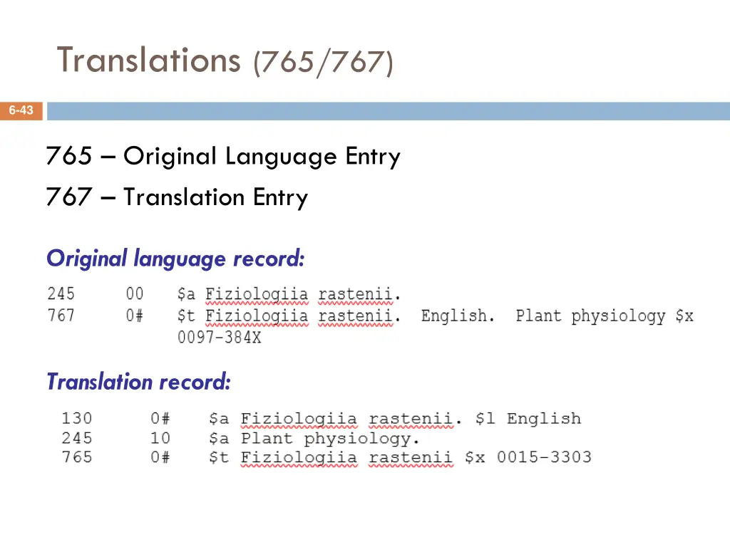 translations 765 767