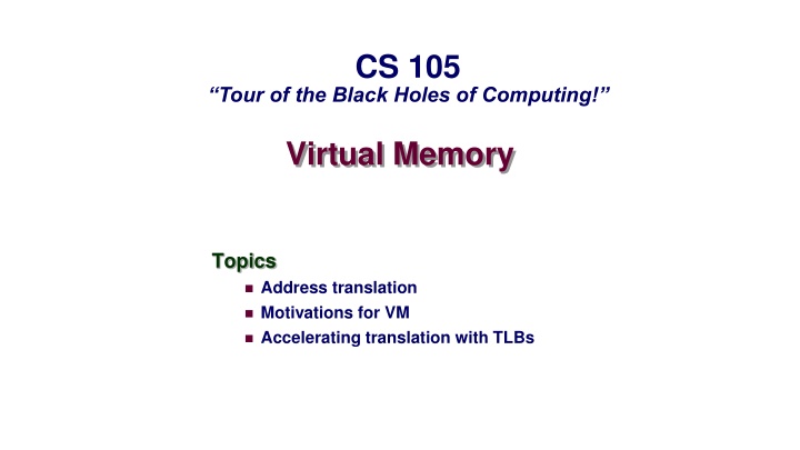 cs 105