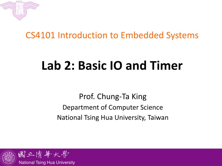 cs4101 introduction to embedded systems