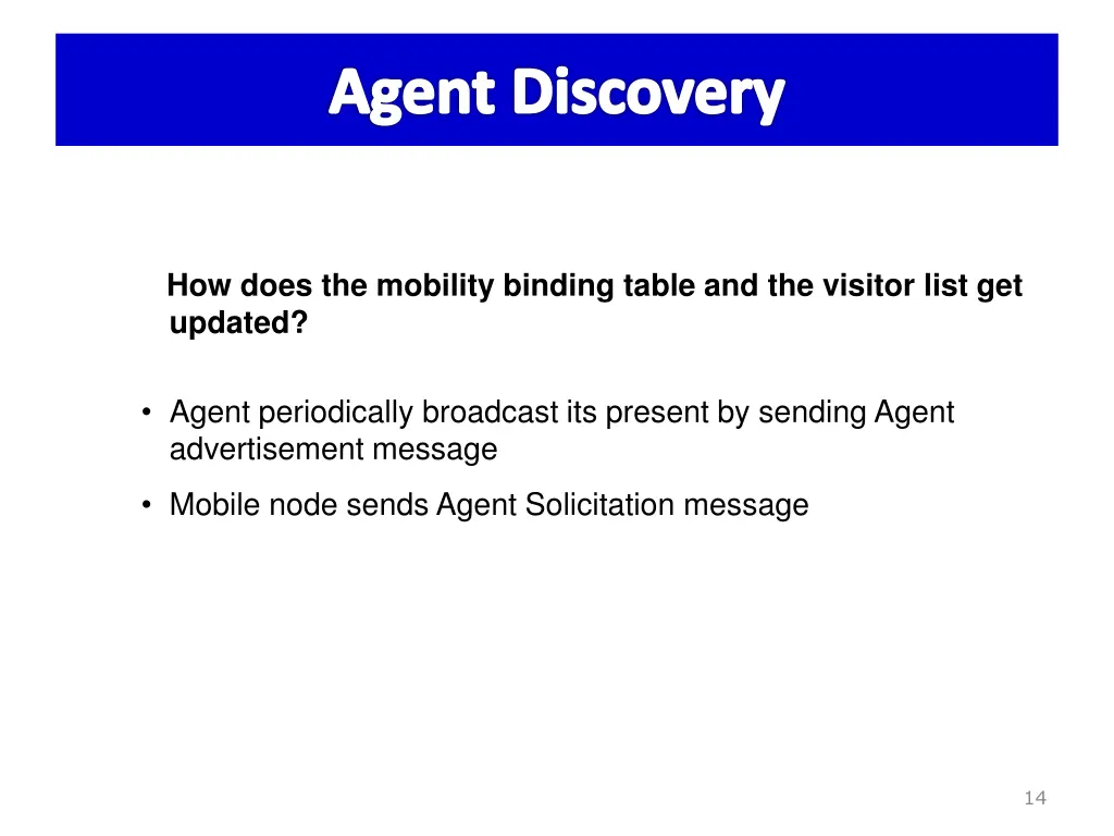 agent discovery