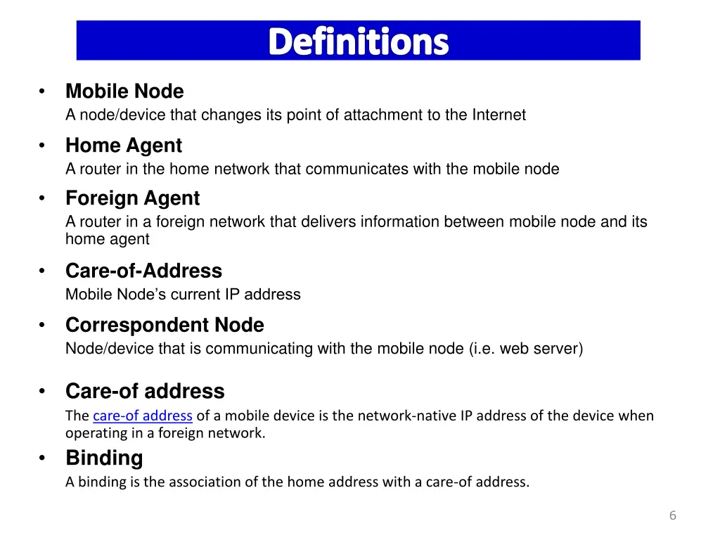 definitions