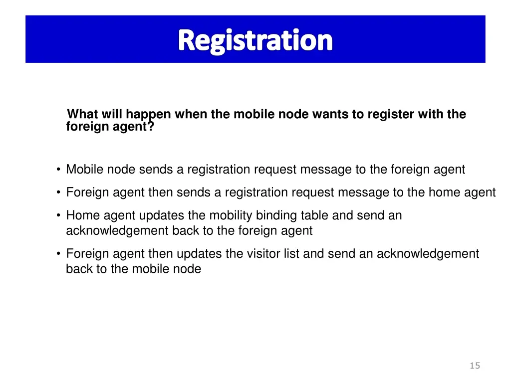 registration
