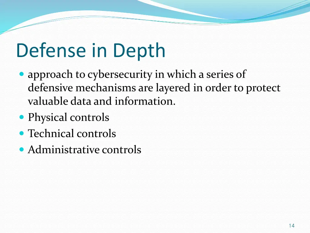 defense in depth