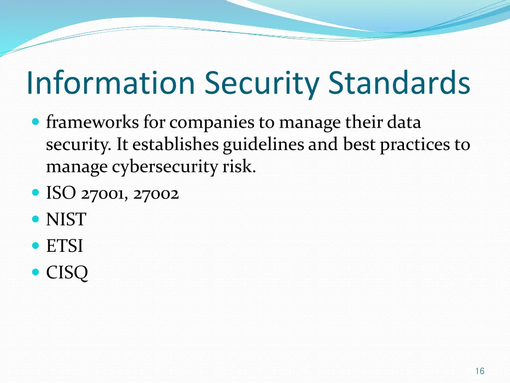 information security standards