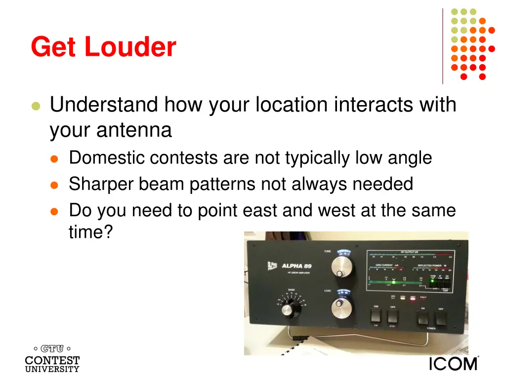 get louder