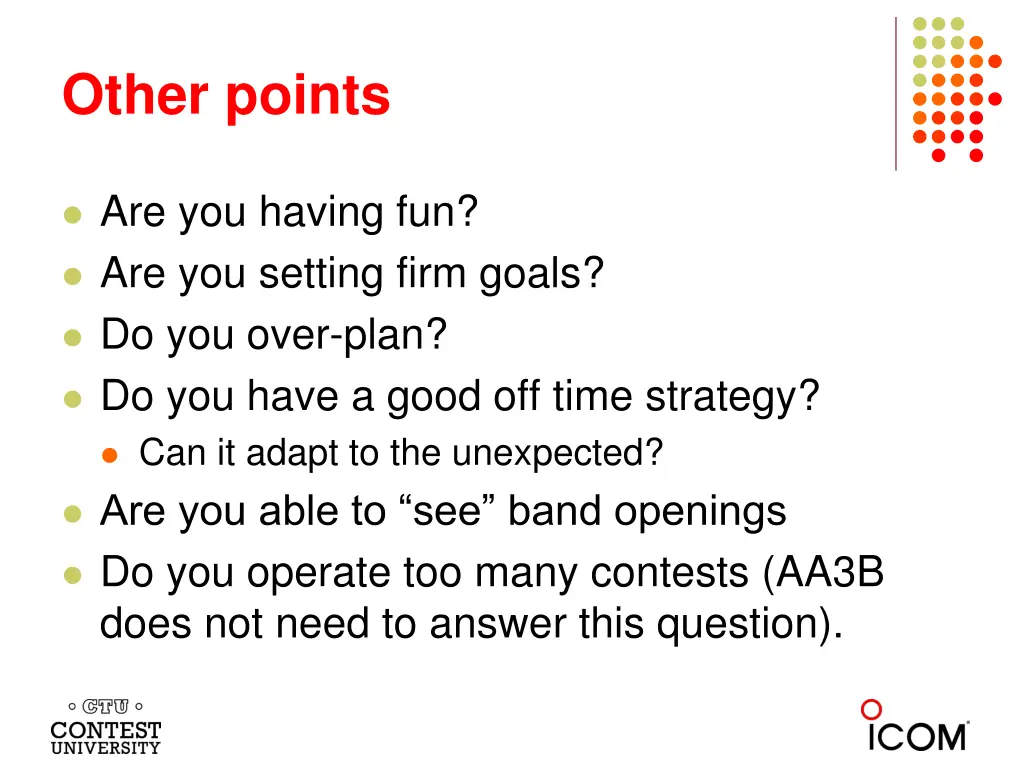 other points