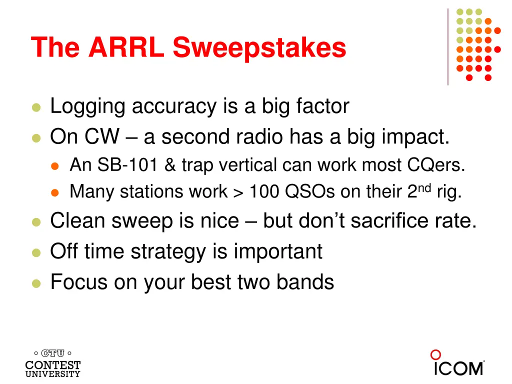 the arrl sweepstakes