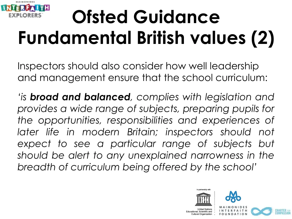 ofsted guidance fundamental british values 2