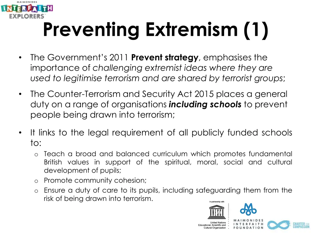preventing extremism 1