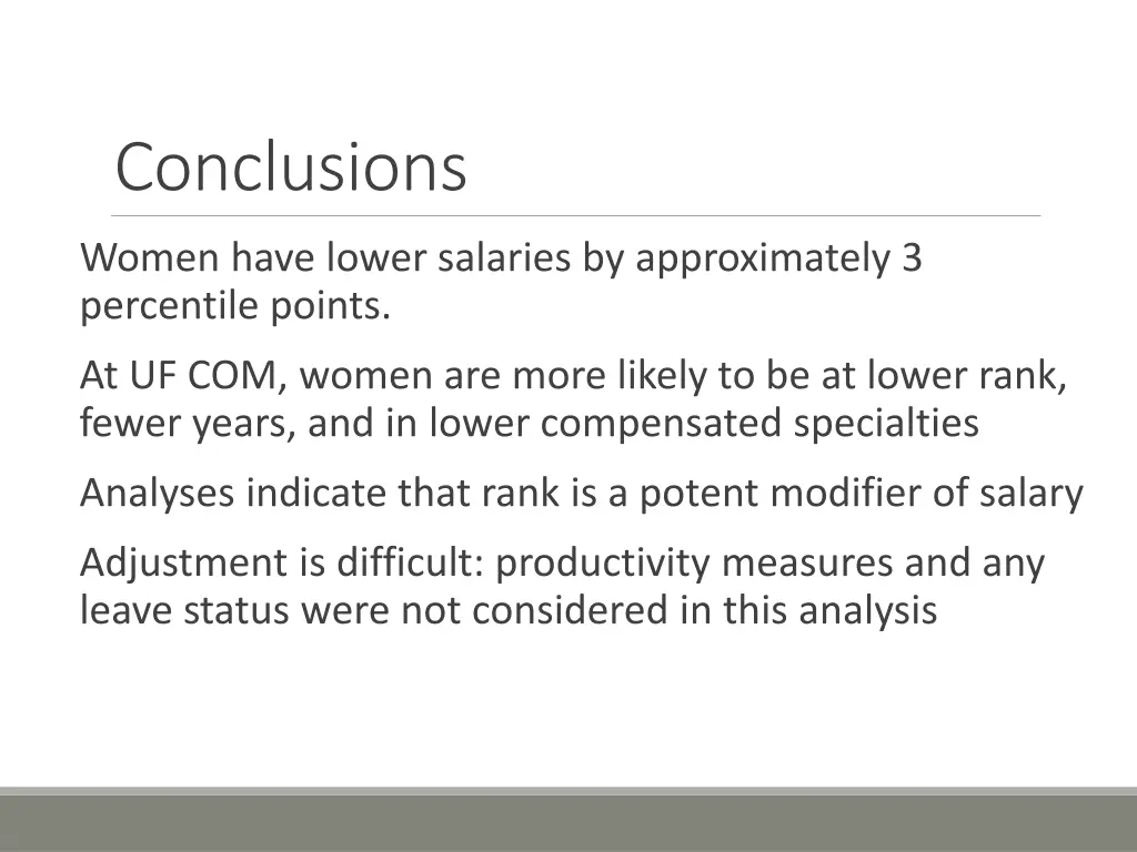 conclusions