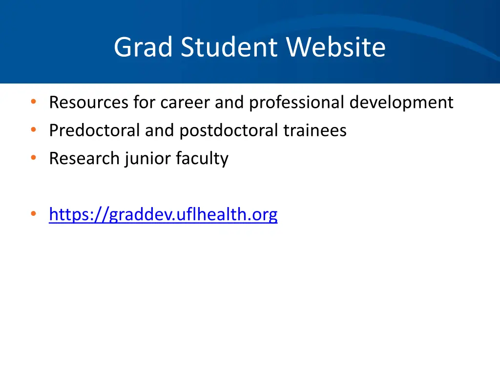 grad student website