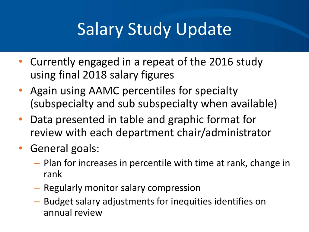 salary study update