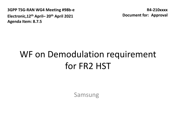 3gpp tsg ran wg4 meeting 98b e electronic