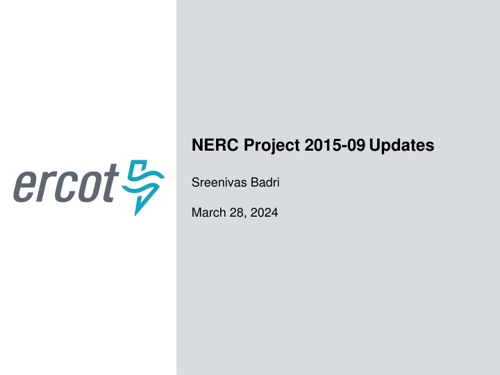 nerc project 2015 09 updates sreenivas badri