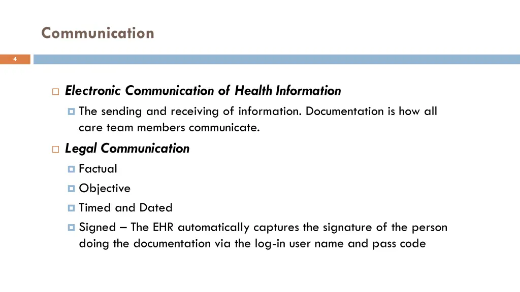 communication
