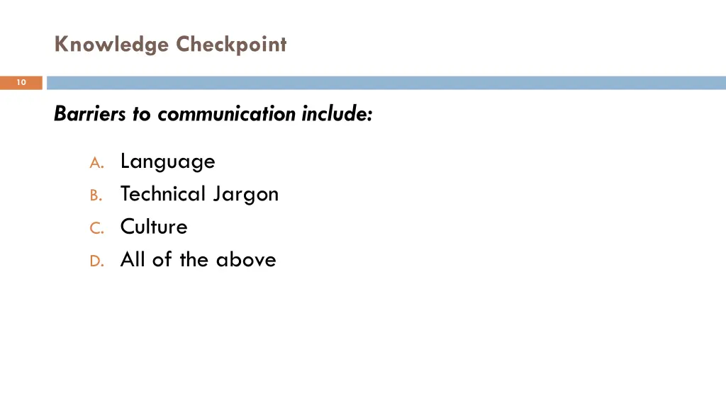 knowledge checkpoint 2