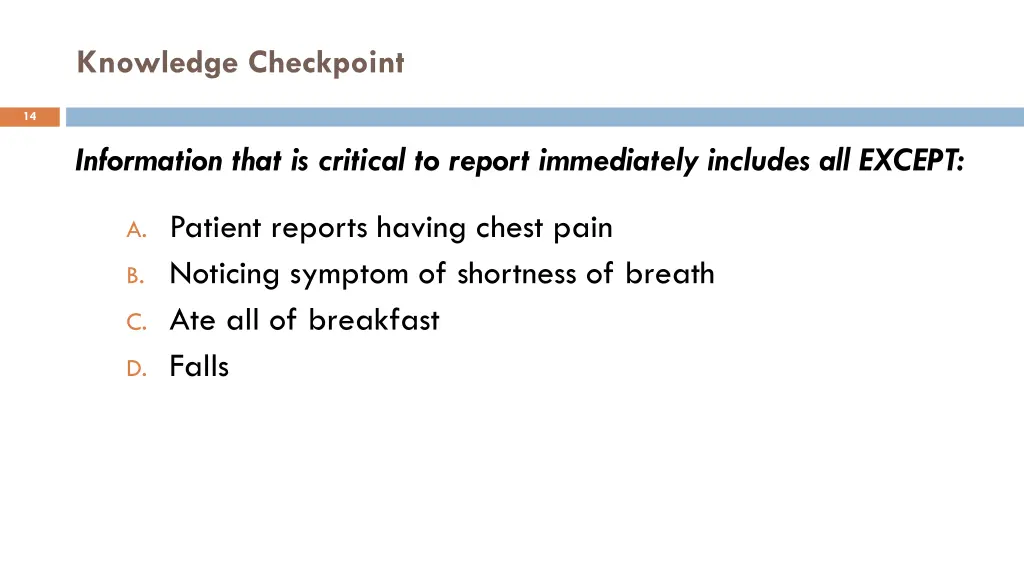 knowledge checkpoint 4