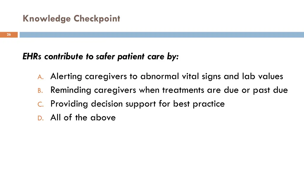 knowledge checkpoint 7
