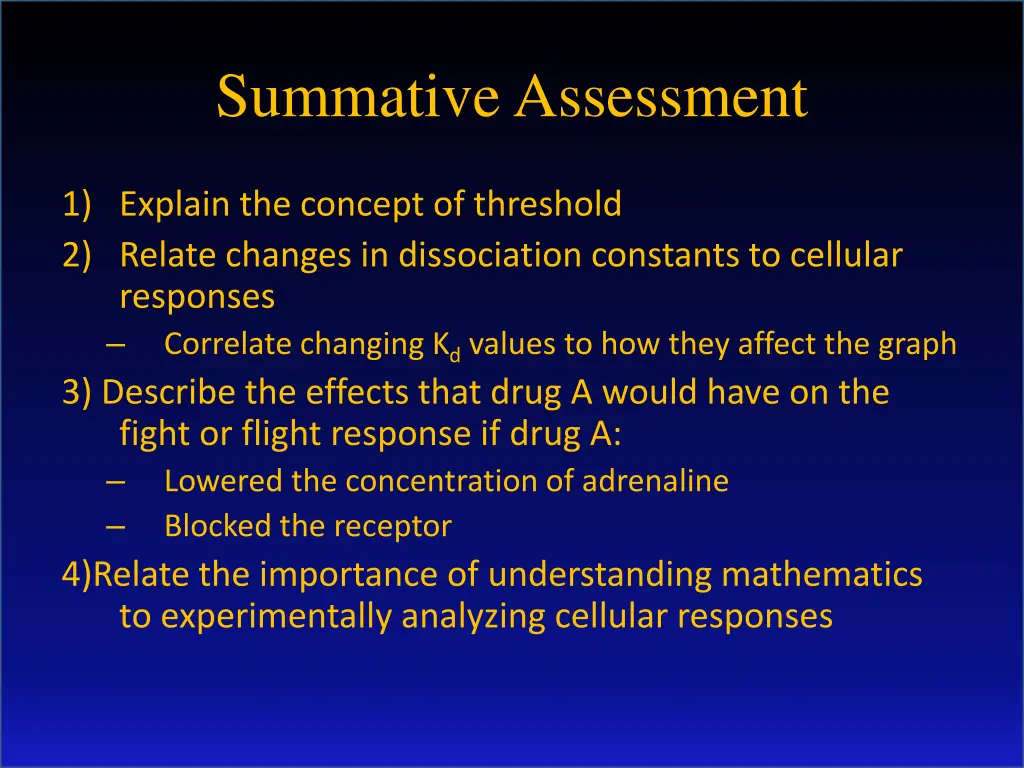 summative assessment