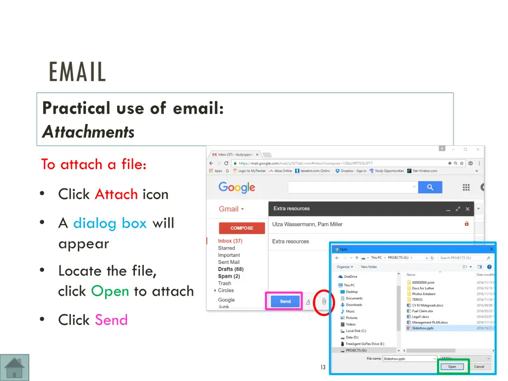 email practical use of email attachments 1