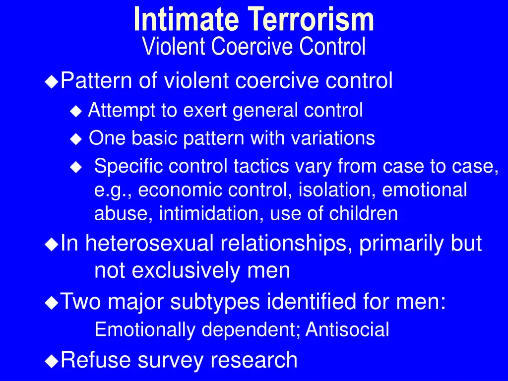 intimate terrorism violent coercive control 1