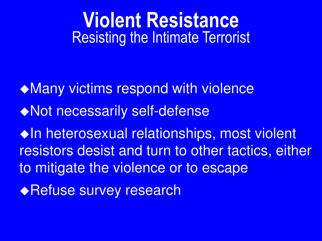 violent resistance resisting the intimate