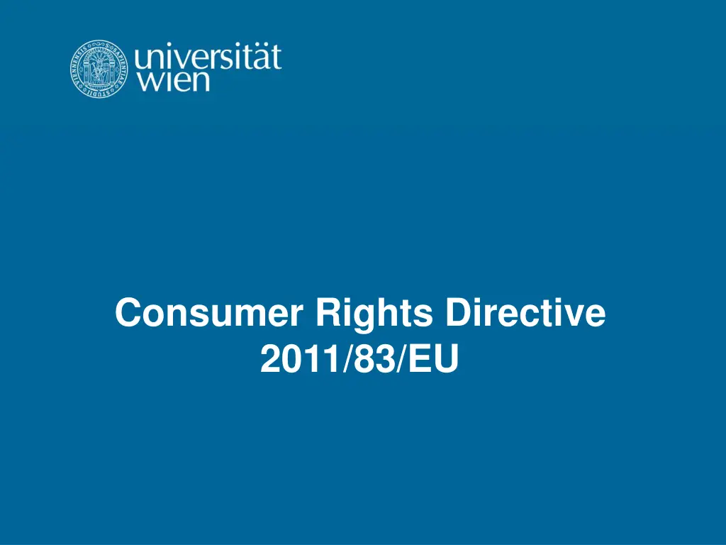 consumer rights directive 2011 83 eu