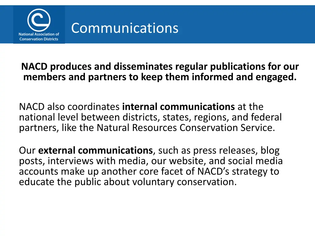 communications