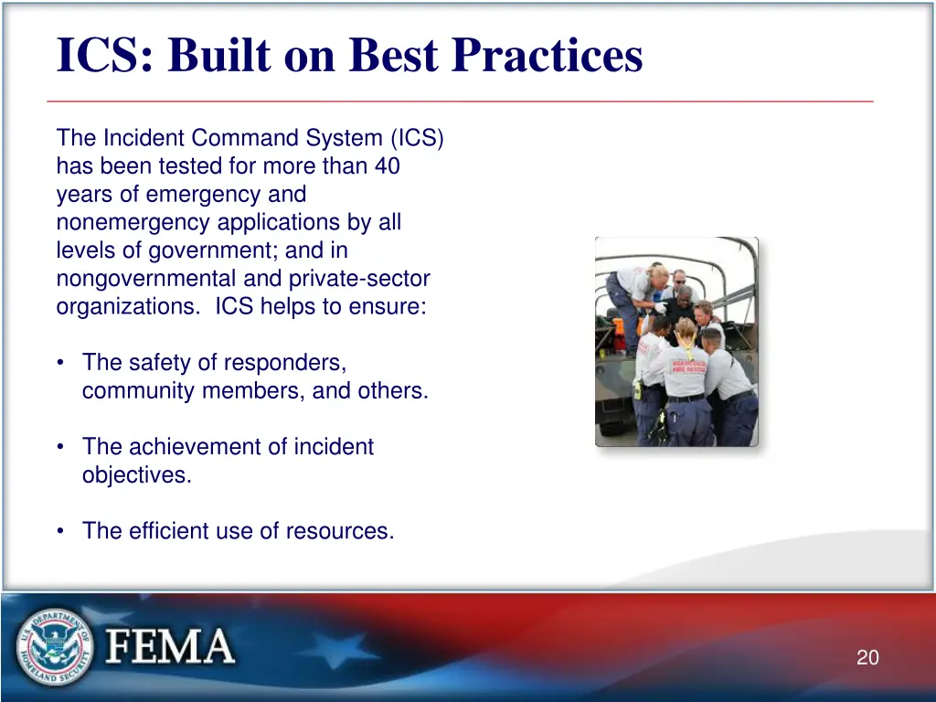 ics built on best practices