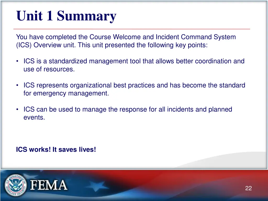 unit 1 summary