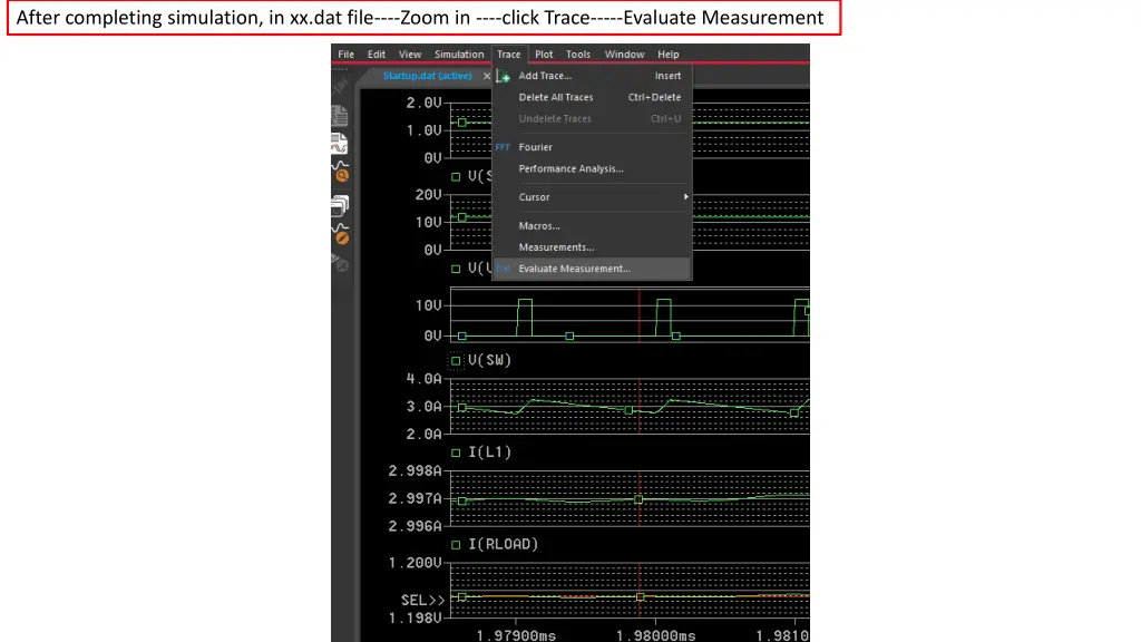 after completing simulation in xx dat file zoom