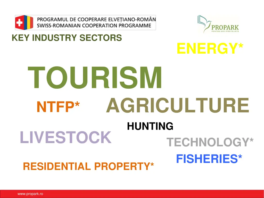 key industry sectors