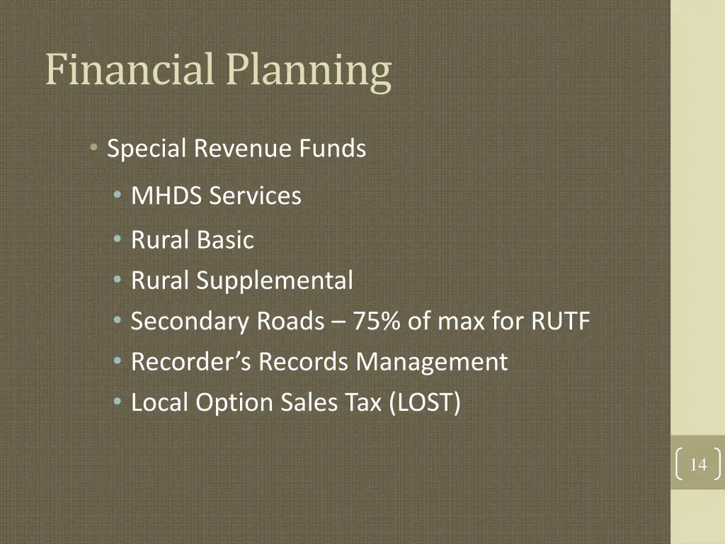 financial planning 8