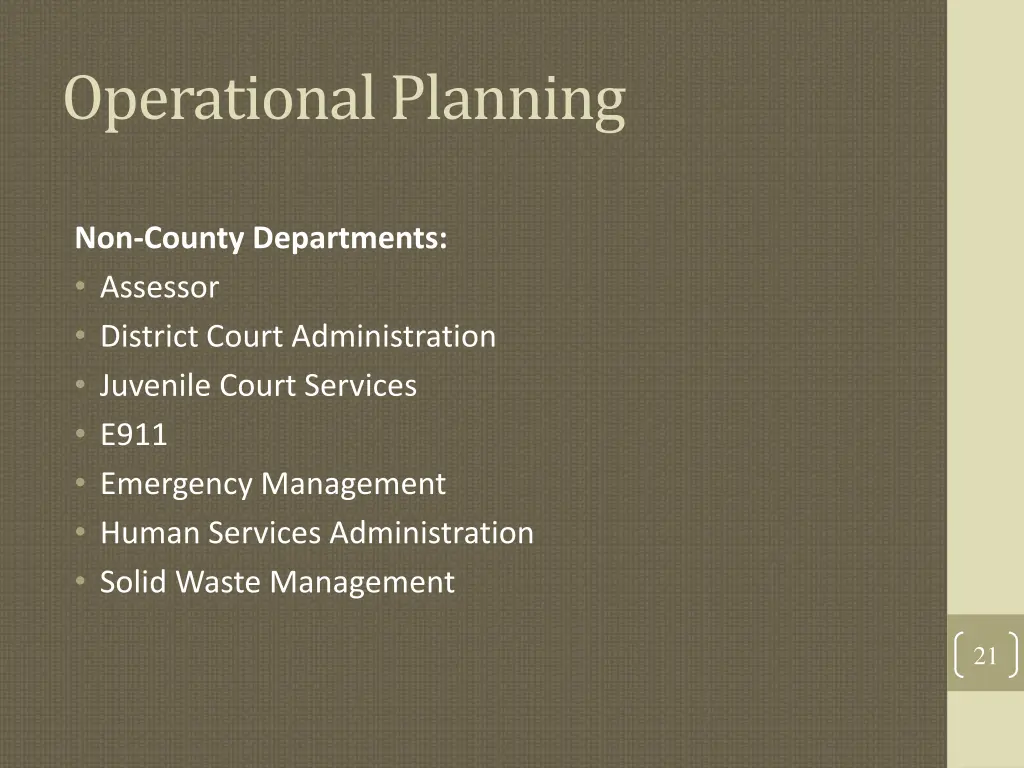 operational planning 3