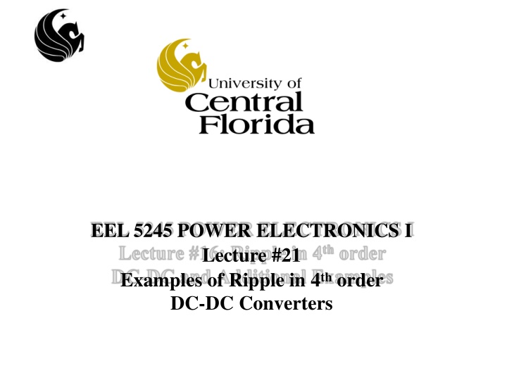 eel 5245 power electronics i lecture 21 examples