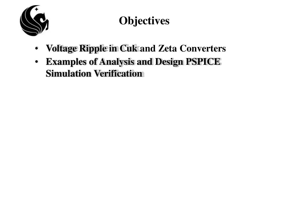objectives