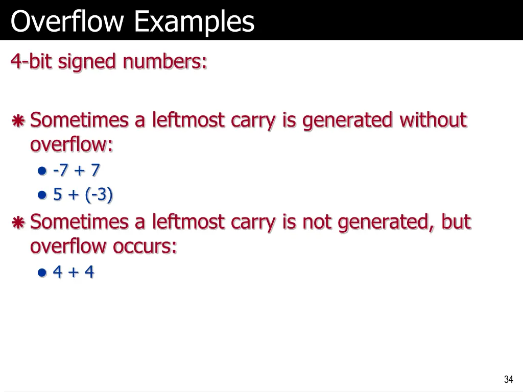 overflow examples