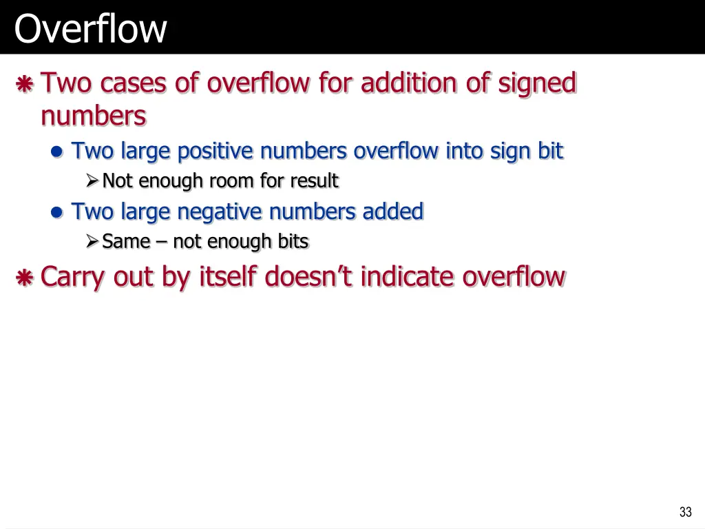 overflow