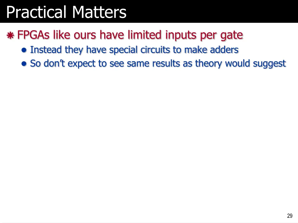 practical matters