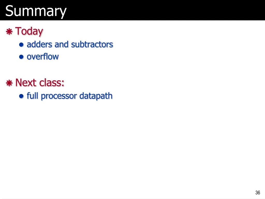 summary