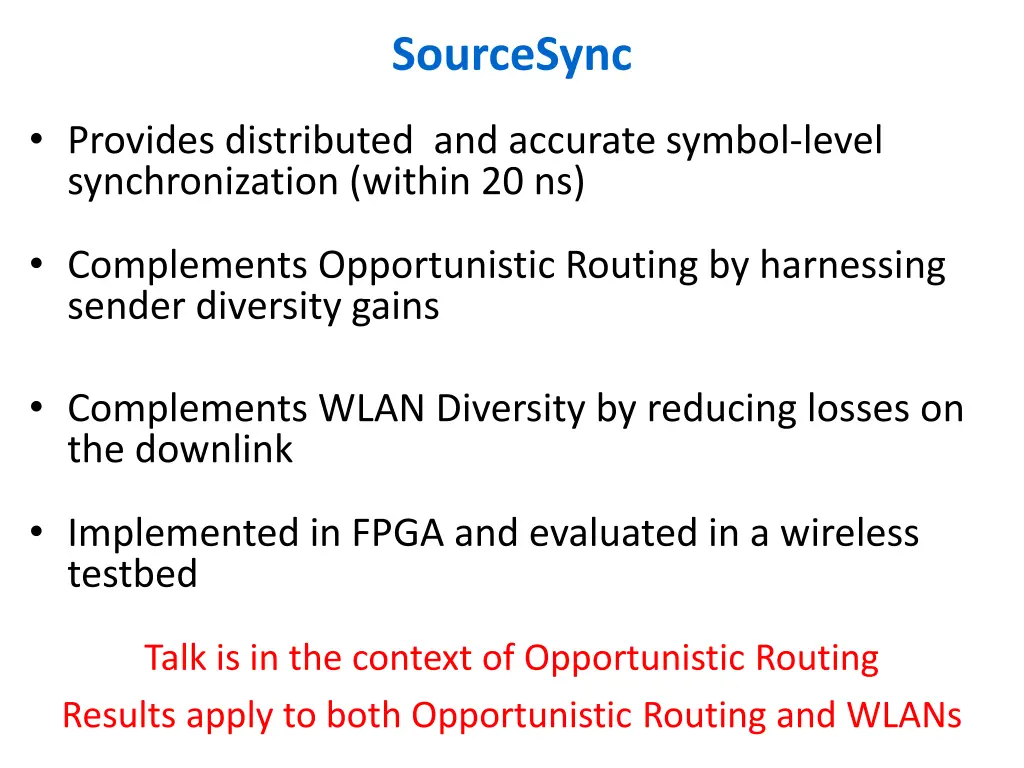 sourcesync